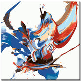 Painting by Numbers Abstract Art State of The Union I