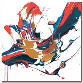 Painting by Numbers Abstract Art State of The Nation II