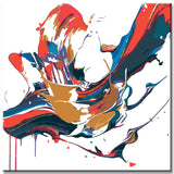 Painting by Numbers Abstract Art State of The Nation II