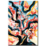 Painting by Numbers Abstract Art Flower Dance II