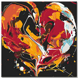 Painting by Numbers Abstract Art Love I
