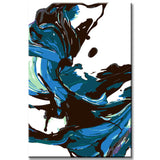 Painting by Numbers Abstract Art Blue Line I
