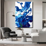 Painting by Numbers Abstract Art Blue Line III