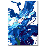 Painting by Numbers Abstract Art Blue Line III