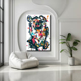 Painting by Numbers Abstract Art Pig II