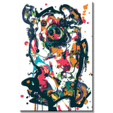 Painting by Numbers Abstract Art Pig II