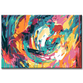 Painting by Numbers Abstract Art irreplaceable I