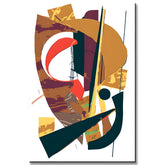 Painting by Numbers Abstract Colorful Collage I