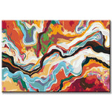 Painting by Numbers Abstract Time Flies II