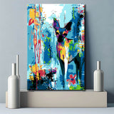 Painting by Numbers Abstract Colorful Deer I