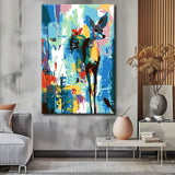 Painting by Numbers Abstract Colorful Deer II