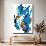 Painting by Numbers Abstract Blue Fusion II
