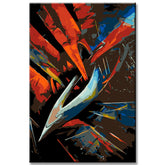 Painting by Numbers Abstract Scissors I