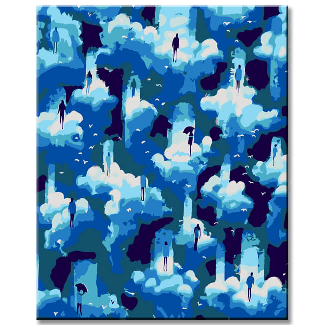 Painting by Numbers Troglodytes of the Sky I