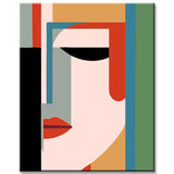 Painting by Numbers Abstract The Face