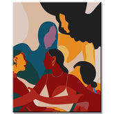 Painting by Numbers Abstract Helping Women