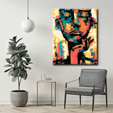 Painting by Numbers Abstract Man in Thoughts