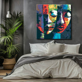 Painting by Numbers Abstract Views of Faces