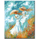 Painting by Numbers Monet Windy Day