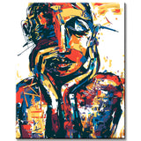 Painting by Numbers Abstract Colors of The Heart