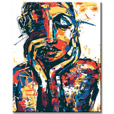 Painting by Numbers Abstract Colors of The Heart