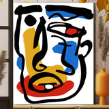 Painting by Numbers Modern Art Mask I