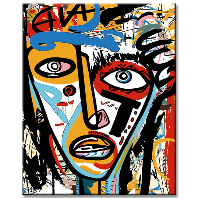 Painting by numbers graffiti spirit of the streets