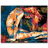 Painting by Numbers Abstract Isolated Embers I