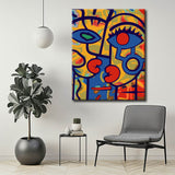 Painting by Numbers Abstract Crazy Couple