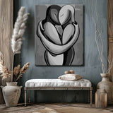 Painting by Numbers Chiaroscuro of Love Art i