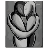 Painting by Numbers Chiaroscuro of Love Art i