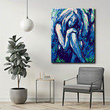 Painting by Numbers Woman on Blue CdIII