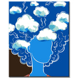 Paint by Numbers Head with Air Art