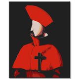 Painting by Numbers Abstract Cardinal II