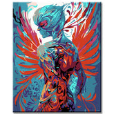 Painting by Numbers Abstract Phoenix Art