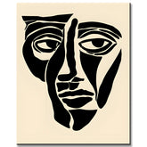 Painting by Numbers Abstract Faces