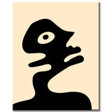 Painting by Numbers Detail Black Portrait