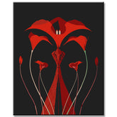 Painting by Numbers Masdevallia Coccinea Art