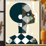 Painting by Numbers Abstract Faces II