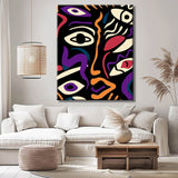 Painting by Numbers Abstract Devil Eyes