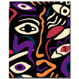 Painting by Numbers Abstract Devil Eyes