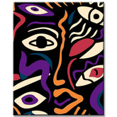 Painting by Numbers Abstract Devil Eyes