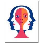 Painting by Numbers Twin Portrait