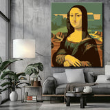 Painting by numbers Mona Lisa