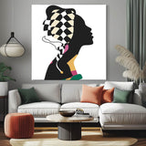 Painting by Numbers Abstract Woman Silhouette