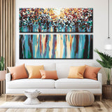Painting by Numbers Panoramic Waterfalls 2-Panel