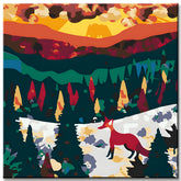 Painting by Numbers Amber Fox