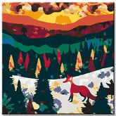 Painting by Numbers Amber Fox