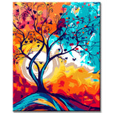 Painting by Numbers Abstract New Beginnings