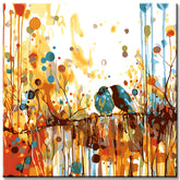 Paint by Numbers Nest in The Flower Field
